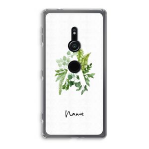 Green Brush: Sony Xperia XZ2 Transparant Hoesje