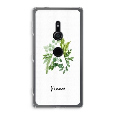 Green Brush: Sony Xperia XZ2 Transparant Hoesje
