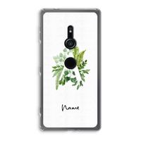 Green Brush: Sony Xperia XZ2 Transparant Hoesje