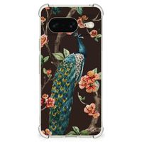 Google Pixel 8 Case Anti-shock Pauw met Bloemen - thumbnail