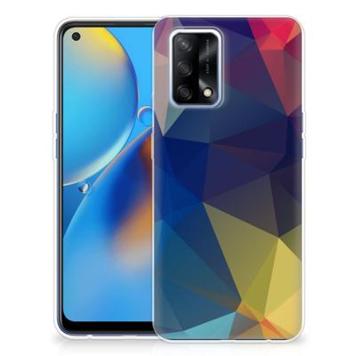 OPPO A74 4G | TPU Hoesje | Polygon Dark