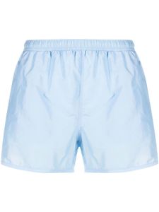 AMI Paris short de bain à coupe droite - Bleu