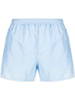 AMI Paris short de bain à coupe droite - Bleu