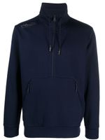 RLX Ralph Lauren sweat zippé à logo imprimé - Bleu