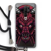 Hell Hound and Serpents: Xiaomi Redmi 9 Transparant Hoesje met koord