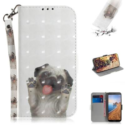 3D-schilderij patroon gekleurde tekening horizontale Flip lederen draagtas voor Xiaomi Redmi K20/K20 Pro met houder & kaartsleuven & portemonnee (PUG
