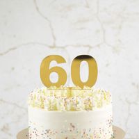 60 Taarttopper - Goud