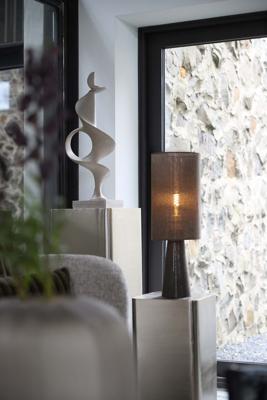 Light & Living Bruine tafellampMicky Ø 20cm - 1886061