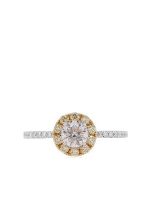 HYT Jewelry bague en or blanc 18ct à diamants - Argent