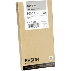 Epson inktpatroon light zwart T 653 200 ml T 6537