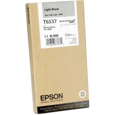 Epson inktpatroon light zwart T 653 200 ml T 6537