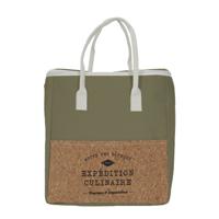 Cook Concept Koeltas Miami - voor lunch en drankjes - 17L - 30 x 28 x 28 cm - Draagband - groen