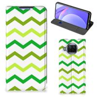 Xiaomi Mi 10T Lite | Hoesje met Magneet | Zigzag Groen