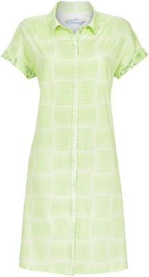 Groen doorknoopnachthemd strepen Ringella Groen doorknoopnachthemd strepen Ringella