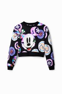 Kort sweatshirt Mickey Mouse - RED - XS