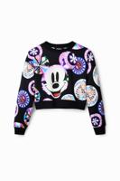 Kort sweatshirt Mickey Mouse - RED - S - thumbnail