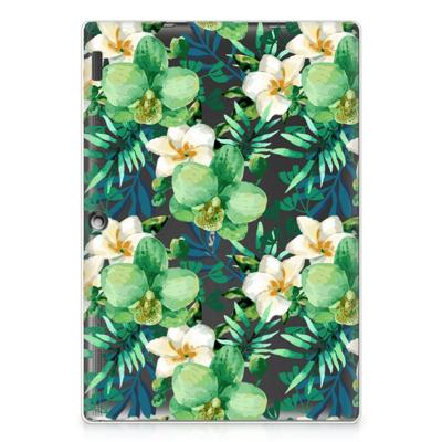 Lenovo Tab 10 | Tab 2 A10-30 | Siliconen hoesje | Orchidee Groen Lenovo Tab 10 | Tab 2 A10-30 | Siliconen hoesje | Orchidee Groen