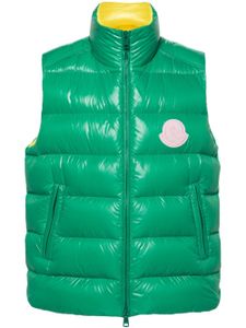 Moncler gilet matelassé - Vert