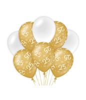 Paperdreams Decoratie ballonnen goud/wit - 25
