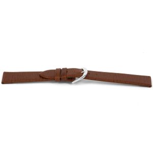 Horlogeband Universeel G455 Leder Bruin 20mm