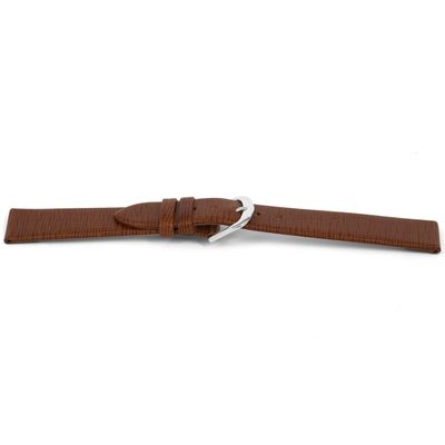 Horlogeband Universeel G455 Leder Bruin 20mm