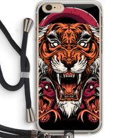 Tiger and Rattlesnakes: iPhone 6 PLUS / 6S PLUS Transparant Hoesje met koord