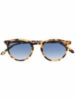 Garrett Leight lunettes de soleil Carlton Eco à monture ronde - Marron - thumbnail