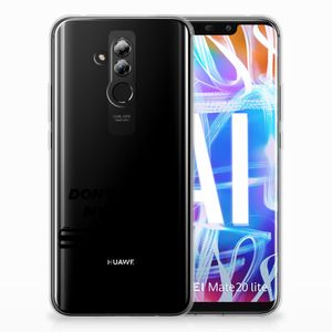 Huawei Mate 20 Lite Silicone-hoesje Pistol DTMP