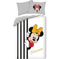 Disney Minnie Mouse Dekbedovertrek Peekaboo - Eenpersoons - 140 x 200 cm - Katoen - thumbnail
