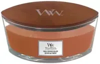 WoodWick ellipse candle chili pepper gelato