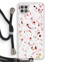 Terrazzo N°9: Samsung Galaxy A22 4G Transparant Hoesje met koord