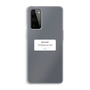 Reminder: OnePlus 9 Pro Transparant Hoesje
