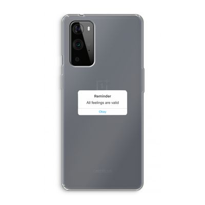 Reminder: OnePlus 9 Pro Transparant Hoesje