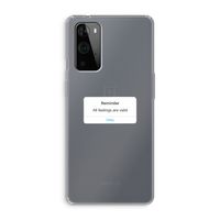 Reminder: OnePlus 9 Pro Transparant Hoesje