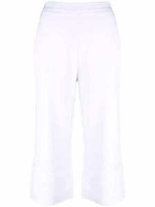 Stella McCartney pantalon bootcut court - Blanc