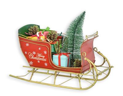 A TIN MODEL OF A CHRISTMAS SLEDGE