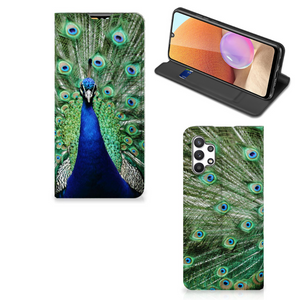 Samsung Galaxy A32 4G | A32 5G Enterprise Editie Hoesje maken Pauw
