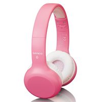 Lenco HPB-110PK Headset Bedraad en draadloos Hoofdband Micro-USB Bluetooth Roze - thumbnail