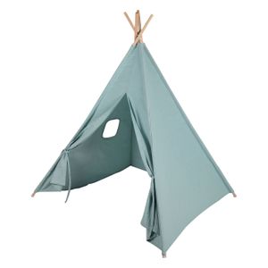 Tipi speeltent voor kinderen - 120 x 120 x 150 cm - lichtblauw - wigwam