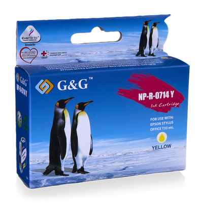 G&G Cartridge compatible met Epson T0714 Geel G&G Cartridge compatible met Epson T0714 Geel