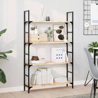 Wandschappen 3 st zwevend 100x20x2 cm onbehandeld acaciahout