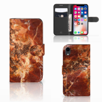 Apple iPhone Xr | Bookcase | Marmer Bruin