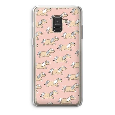 Ponys: Samsung Galaxy A8 (2018) Transparant Hoesje