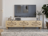 Tv-meubel ELEMA 3 deuren saphire eik