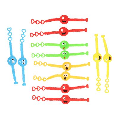Duckiez Lg-imports armband lachgezicht kleur, set van 12st.