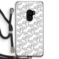 Zwanen: Xiaomi Mi Mix 2 Transparant Hoesje met koord
