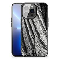 Houten Print Telefoonhoesje iPhone 13 Pro Max Boomschors Grijs