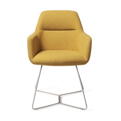 Jesper Home Kinko eetkamerstoel Dijon beehive steel