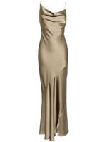 Philosophy Di Lorenzo Serafini cowl-neck satin maxi dress - Vert - thumbnail