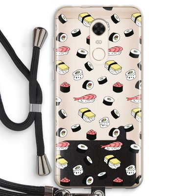 Sushi time: Xiaomi Redmi 5 Transparant Hoesje met koord